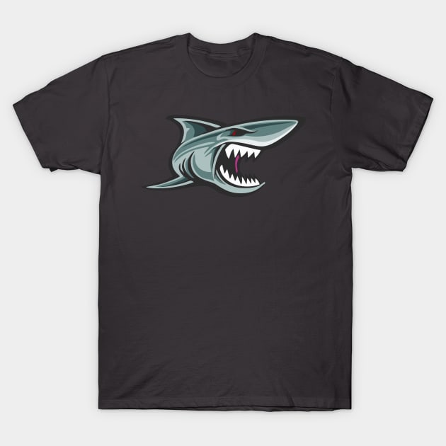 Shark Attack T-Shirt by GR8DZINE